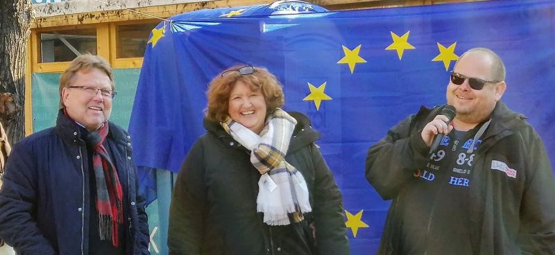 Pulse of Europe kmpft weiter fr die europische Union. Foto: privat