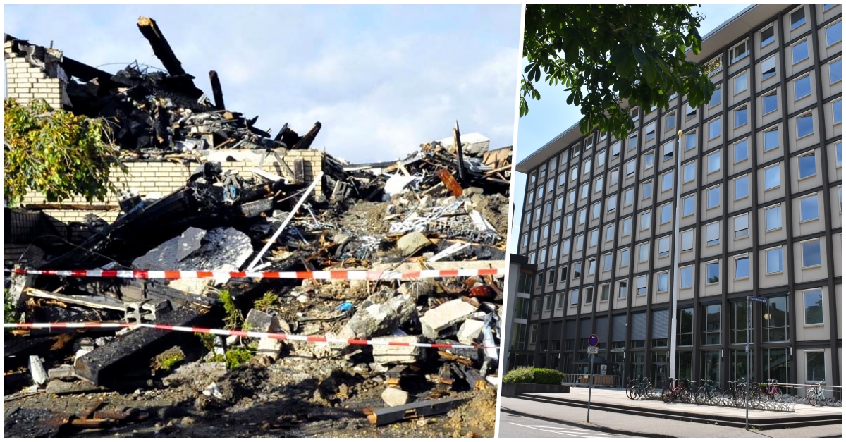Bis auf die Grundmauern war das Haus in der Wissener Mozartstraße am 31. Oktober 2021 niedergebrannt. Der Brandstifter wurde nun verurteilt am Landgericht Koblenz.  (Fotos: W. Rabsch/kkö/Archiv)