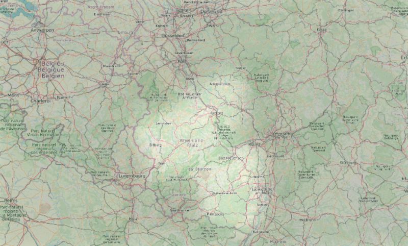 Karte mit Radwanderwege. Fotos: Ministerium fr Wirtschaft, Verkehr, Landwirtschaft und Weinbau