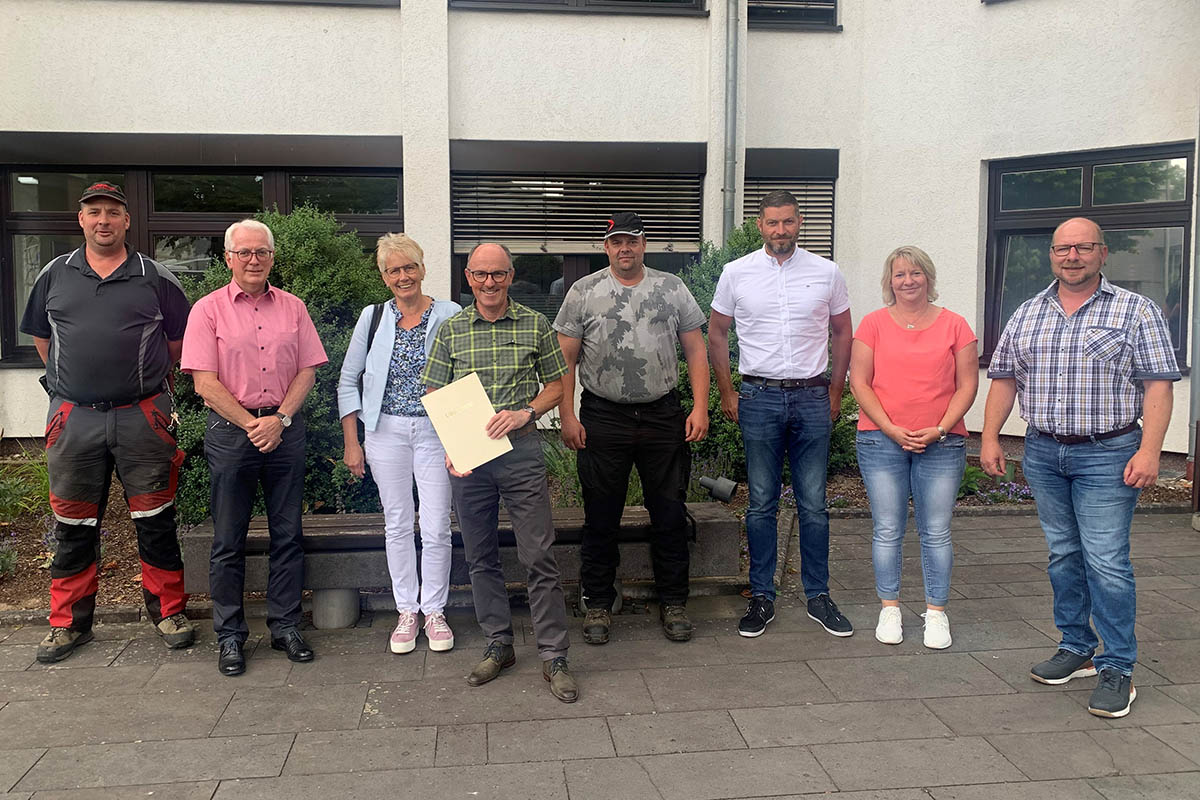 Rainer Kuhl begeht 40-jähriges Dienstjubiläum bei der VG Puderbach