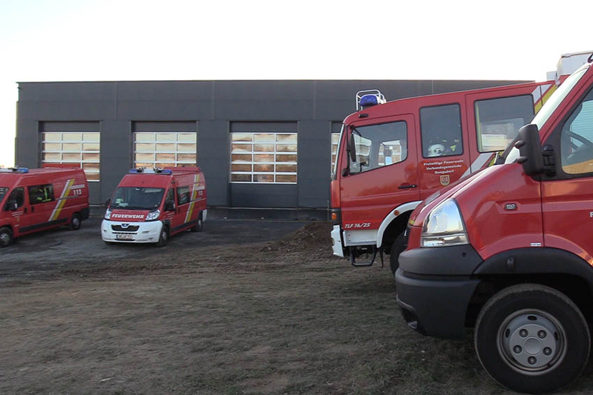 Richtfest bei der Feuerwehr Oberraden-Straenhaus