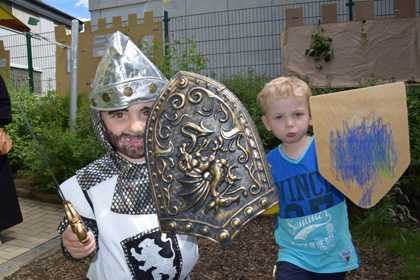 Ritterfest in der DRK Kindertagessttte Kirchen/Sieg