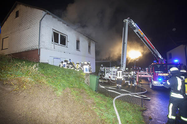 Wohnhaus in Ratzert nach Brand unbewohnbar