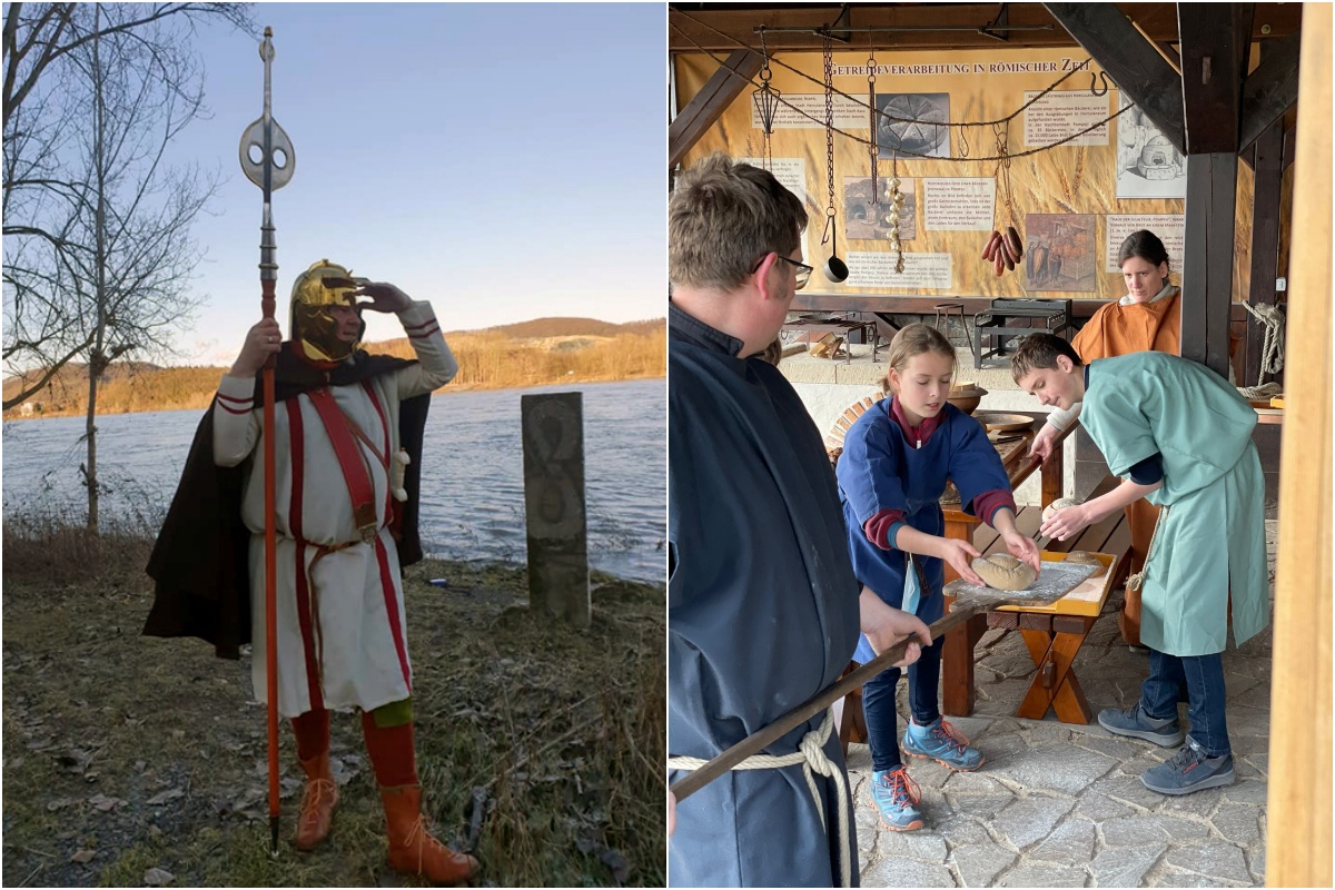 Unter dem Motto "Welterbe verbindet" bietet die "RmerWelt" dieses Jahr einen Limessprung an. (Fotos: privat)