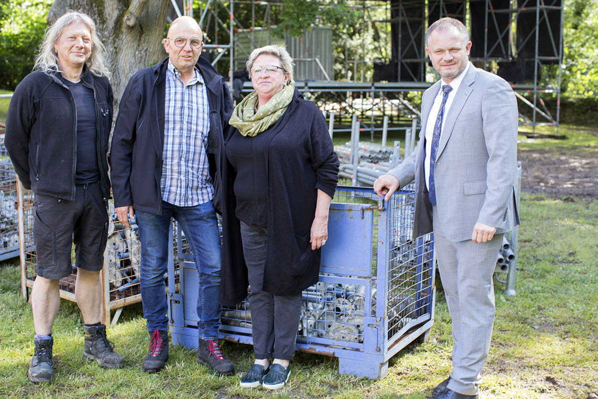 Von links: Jrg Landstorfer, Klaus Kurz, Beate Wei und Jan Einig. Fotos: Helmi Tischler-Venter
