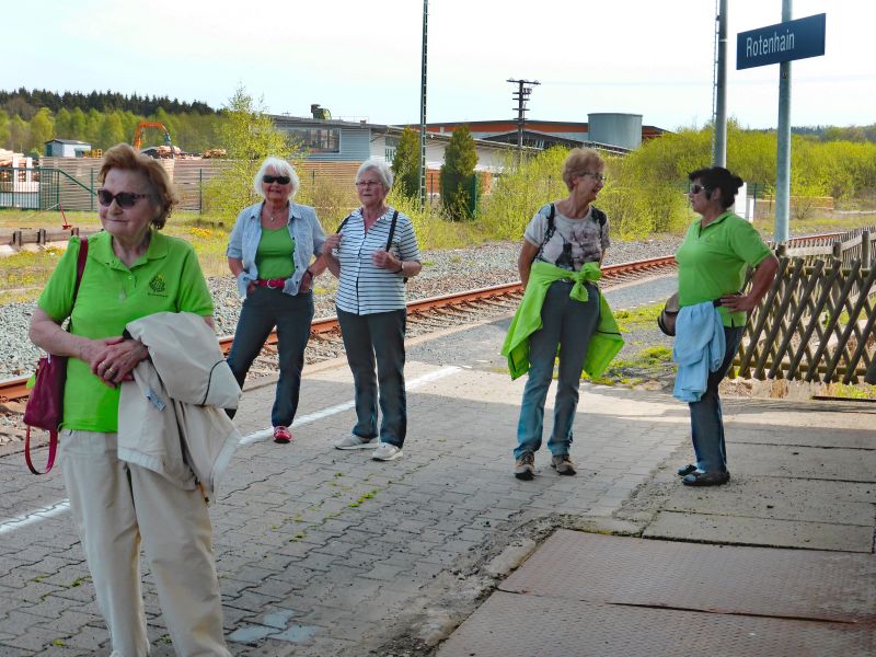 Bad Marienberger Wanderer in Rotenhain. Foto: privat