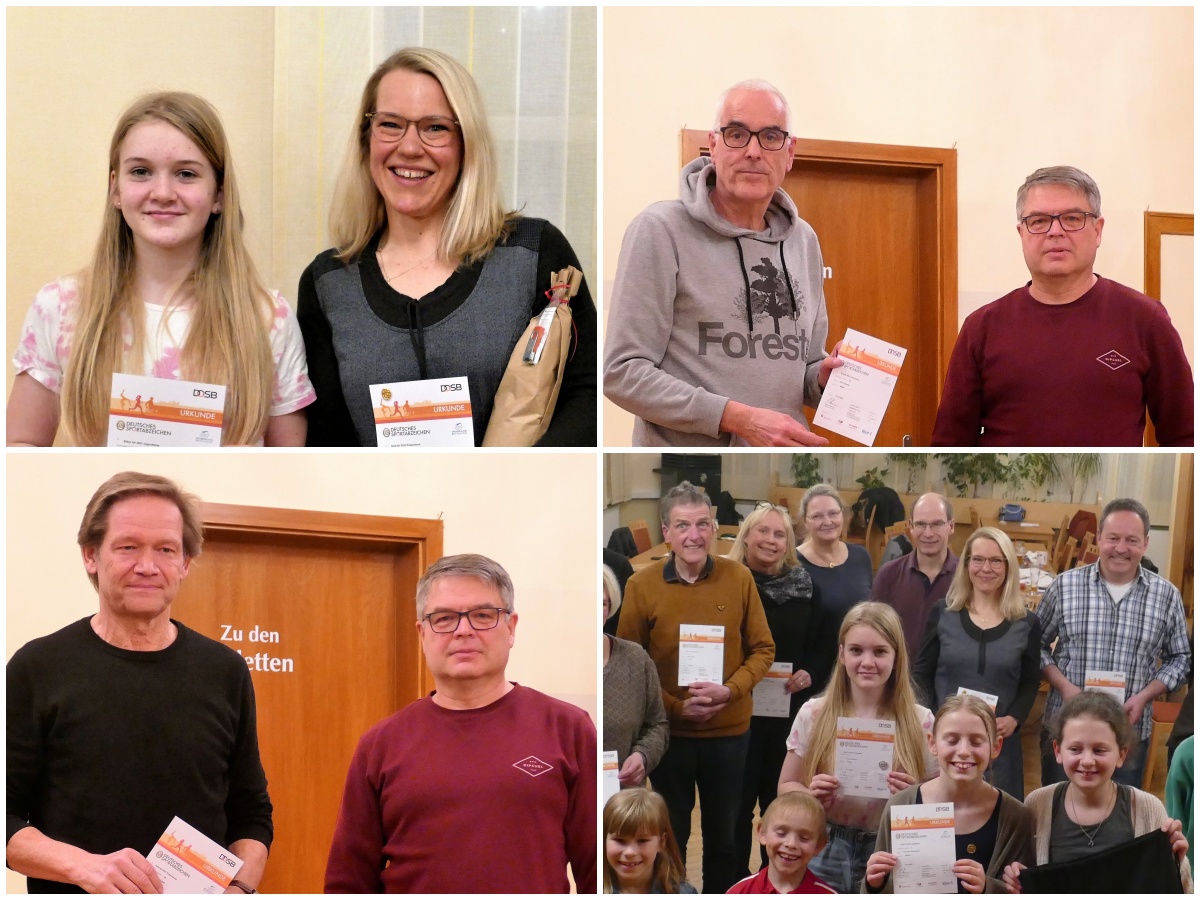 31 Erwachsene und 18 Kinder und Jugendliche im Alter von 6 bis 70 Jahren (31 Mal Gold, 14 Mal Silber, 3 Mal Bronze) hatten allen Grund stolz zu sein. (Fotos: ma)