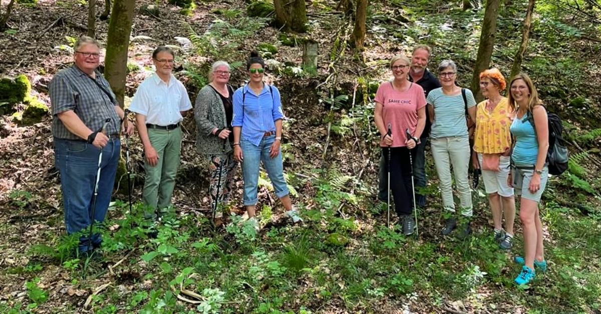 Die Wanderung mit Sabine Btzing-Lichtenthler fhrte dieses Mal durchs Daadener Land. (Foto: privat)