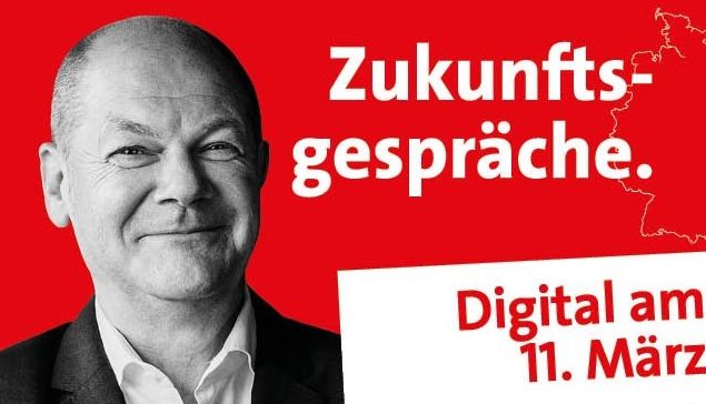 Olaf Scholz  virtuell  im Westerwald