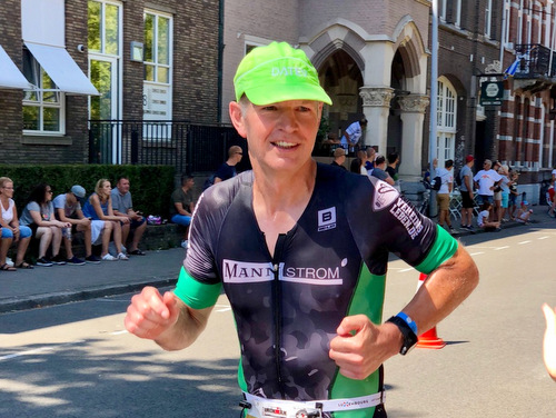 Bei strahlendem Sonnenschein und hochsommerlichen Temperaturen absolvierte Jrg Schtz den Marathon in 3:58 Stunden. (Foto: Niklas Schtz) 