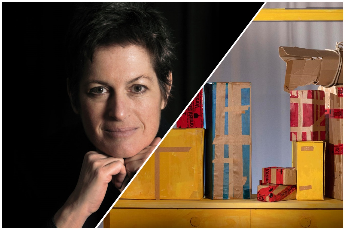 Die Puppenspielerin Petra Schuff prsentiert ihr neuestes Stck "Einpacken Auspacken" am Samstag, 24. September, um 15 Uhr in der Stadthalle in Hachenburg. (Fotos: privat)