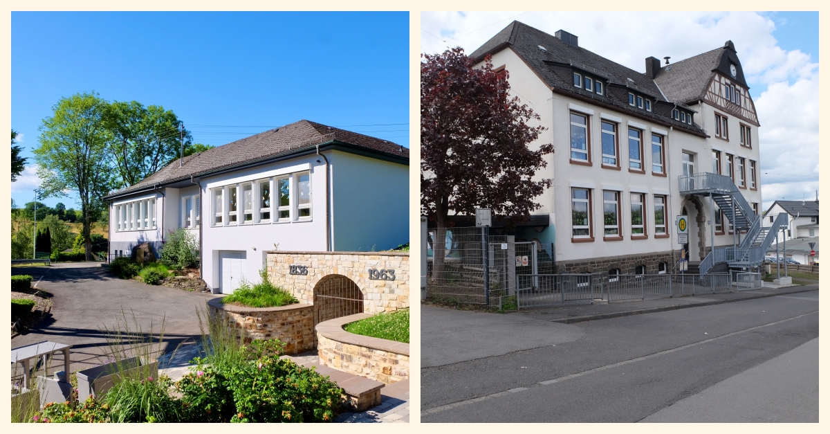 Die Franziskus-Grundschule in Wissen platzt aus allen Nhten, dem gegenber hat die Barbara-Grundschule in Katzwinkel noch Luft nach oben und knnte Schler aus Hvels und Mittelhof aufnehmen. (Fotos: KathaBe) 