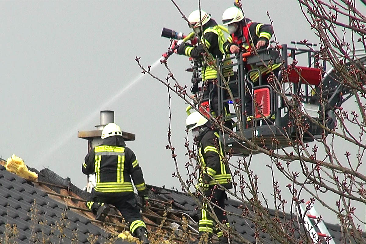 Dachstuhlbrand in Selters