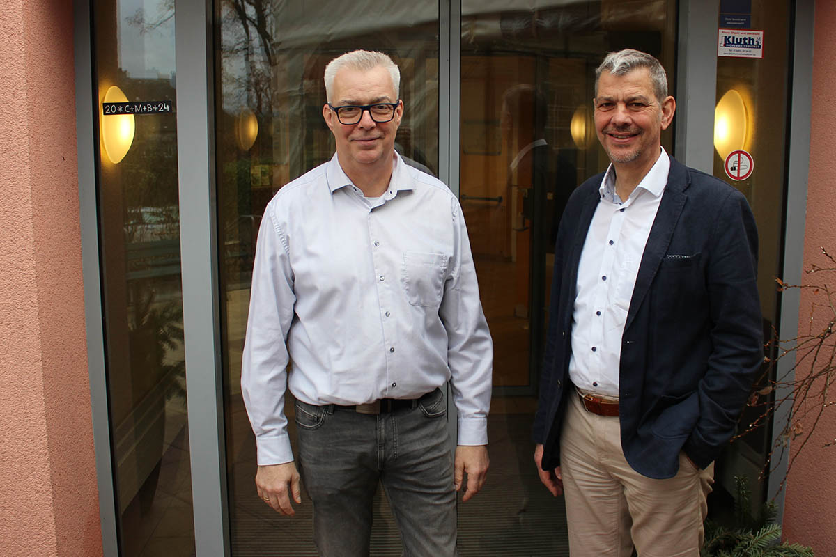 Uwe Beu und Ralf D�tsch. Foto: Joscha W�lbert