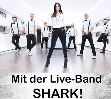 Kirmes in Rosenheim mit der Liveband "Shark" und Mallorca-Party