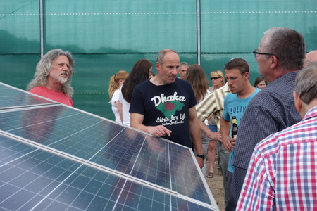 Der Solarpark Wlferlingen ist jetzt offiziell erffnet. (Foto: Maxwll Genossenschaft)