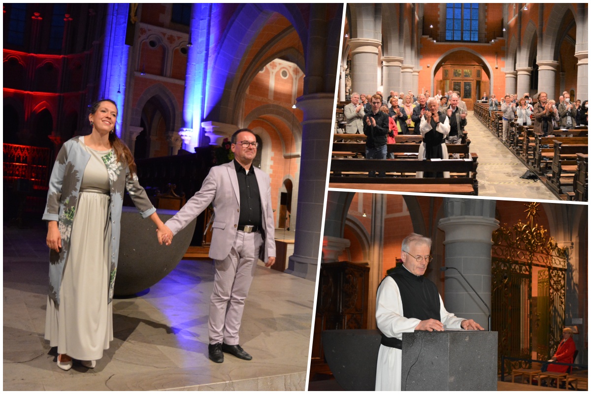 Die Abteikirche im Kloster Marienstatt verwandelte sich in einen Konzertsaal. (Fotos: Wolfgang Rabsch)