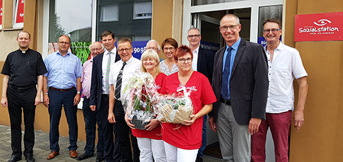 Das neue Team der Sozailstation in Mudersbach. Foto: pr