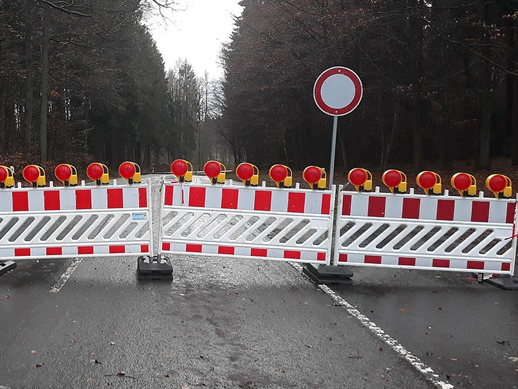Straßensperre zwischen Langenbach bei Kirburg und Weitefeld bis Ende Januar