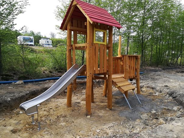 Spielplatz im Wohnpark Rothenberg in Arbeit