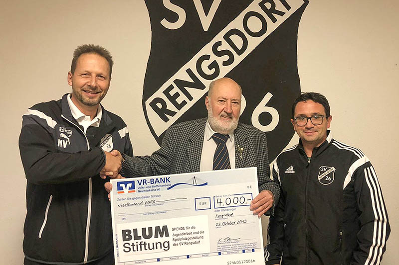 SV Rengsdorf erhlt Spende