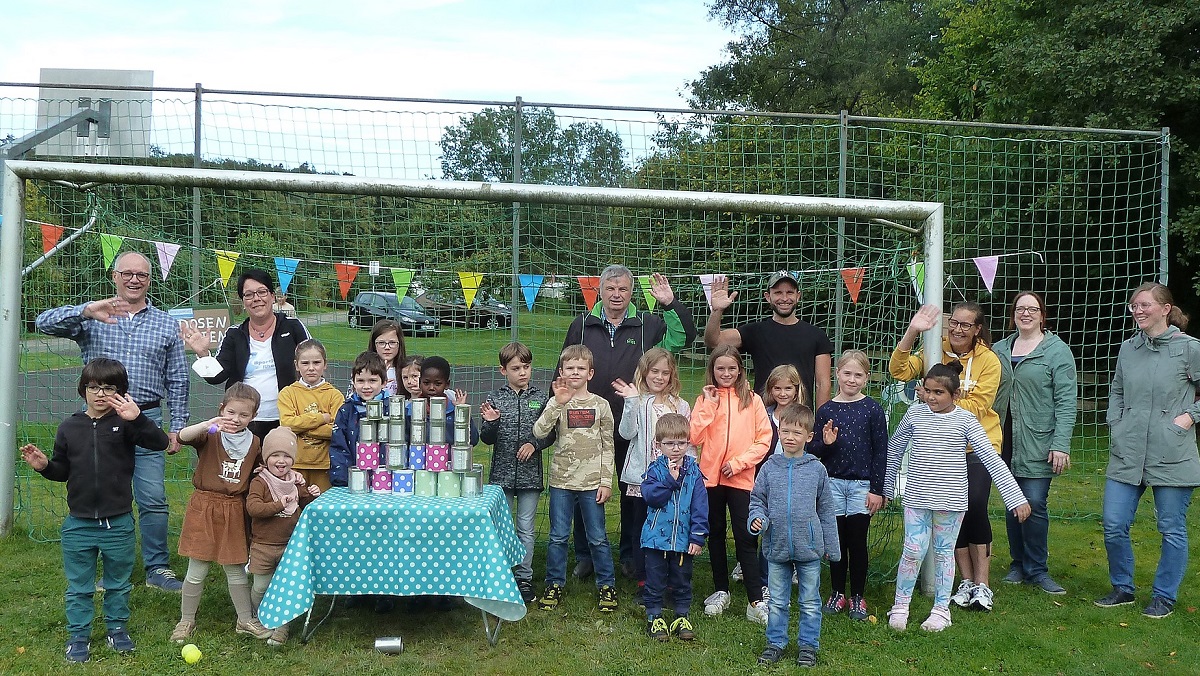 "SPORTspielPLATZ" in Gehlert machte nicht nur den Kindern Spa