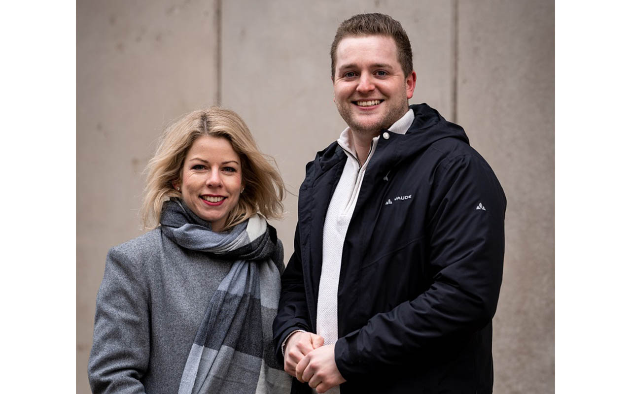 Lana Horstmann und Martin Diedenhofen freuen sich auf die Gesprch. (Foto: Martin Schmitz)