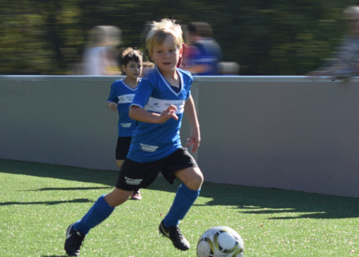 Unter anderem beim Bambini-Treff in Salz stellten die jungen Kicker vom SSV Hattert ihr Knnen unter Beweis. (Foto: SSV Hattert) 