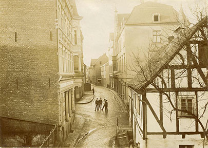 Blick in die Viktoriastrae anno 1908. Foto: Archiv des BGV