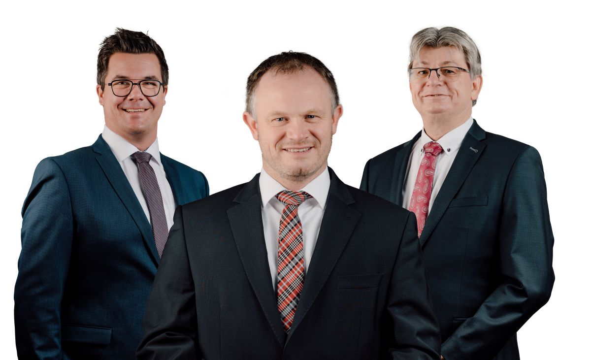 Neuwieder Stadtvorstand. Von links: Peter Jung, Jan Einig und Ralf Seemann. Foto-Montage: Zimpfer-Photogrpahy