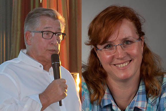 Ulrike Puderbach und Gerhard Starke lesen im Haus am Hochgericht Urbach. Fotos: pr