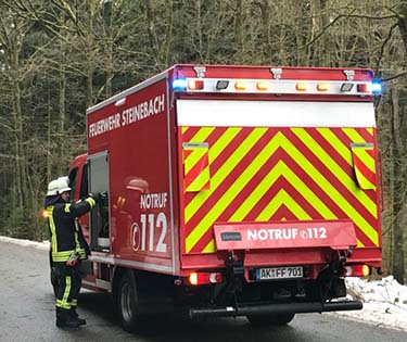 Waldarbeiter bei Aufrumarbeiten nahe Fensdorf verletzt