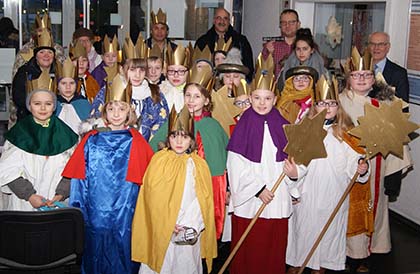 Stadt und Verbandsgemeinde Wissen empfingen Sternsinger