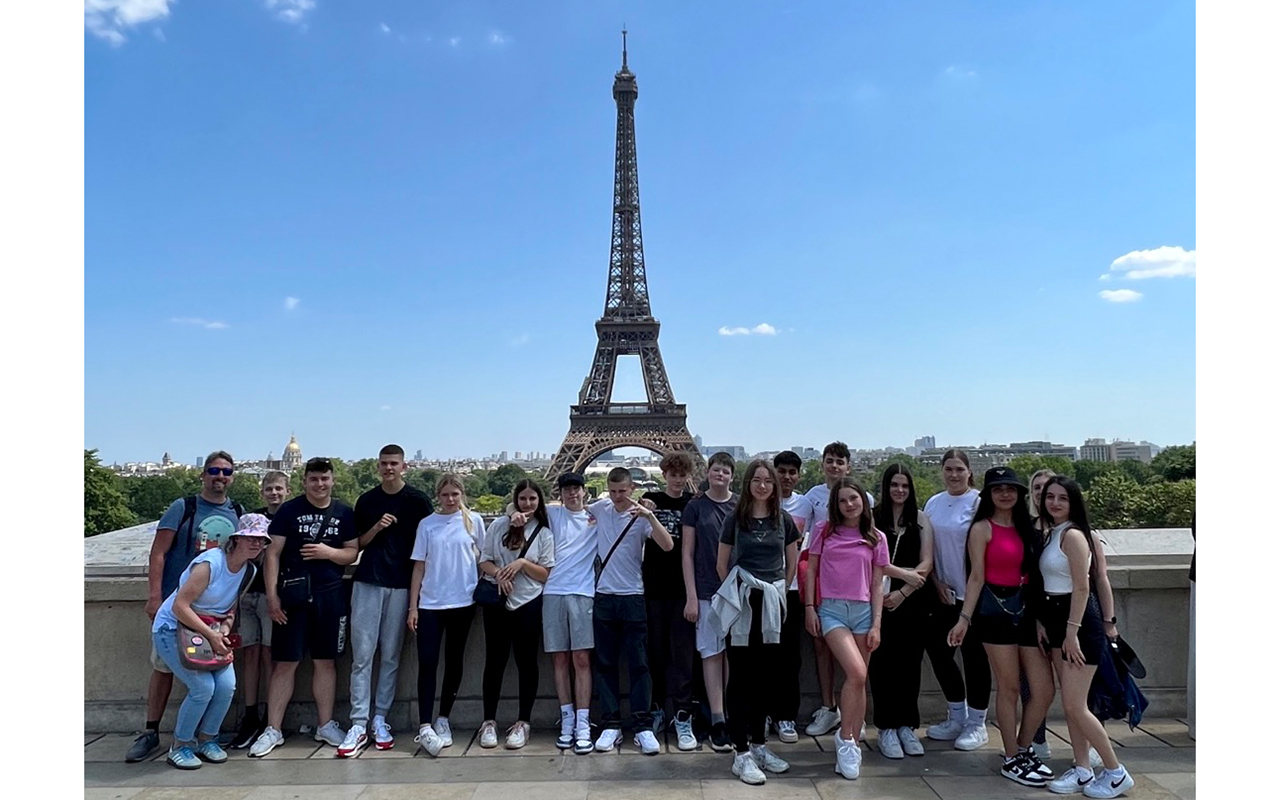 Die Schler aus Wissen lernten die franzsische Hauptstadt nher kennen. (Foto: Realschule plus)