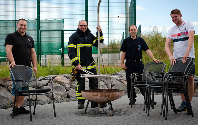 Grillplatz fr Feuerwehr ohne Grill und Sitzgelegenheit