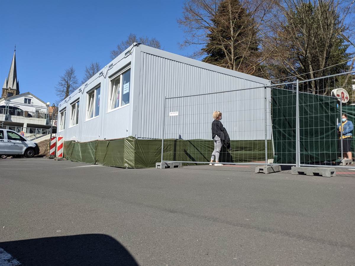 Ansturm auf die Schnelltestmglichkeiten im Kreis