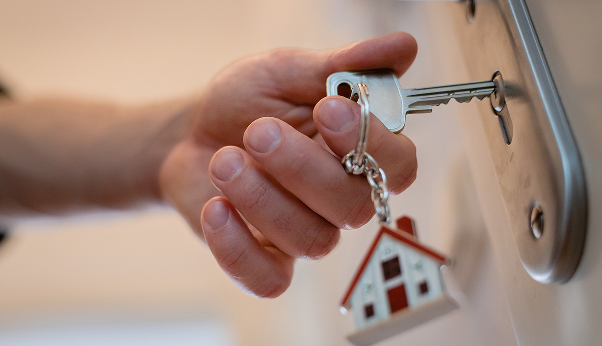 Wohnungsschlssel sind schnell gemacht. Anders siehts bei Wohnungen aus: Steigende Preise beim Baumaterial und anziehende Bauzinsen lhmen den Wohnungsneubau. (Foto: IG Bau)