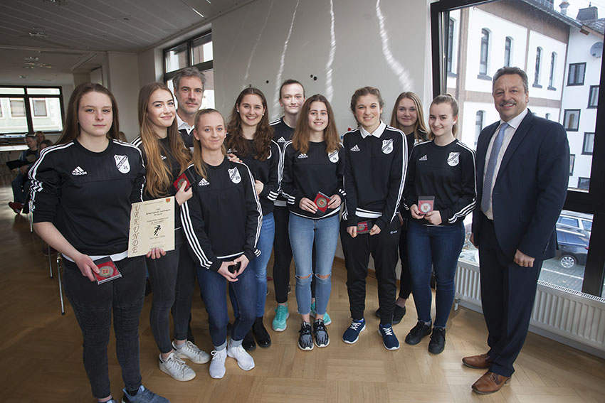 B-Juniorinnen des SV Rengsdorf 1926 ausgezeichnet