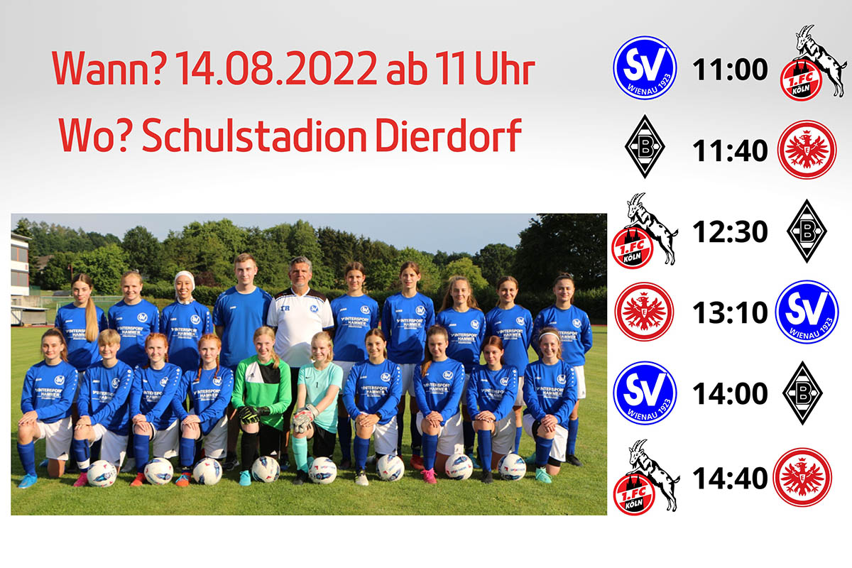 Hochkarätiges B-Juniorinnen Turnier des SV Wienau in Dierdorf