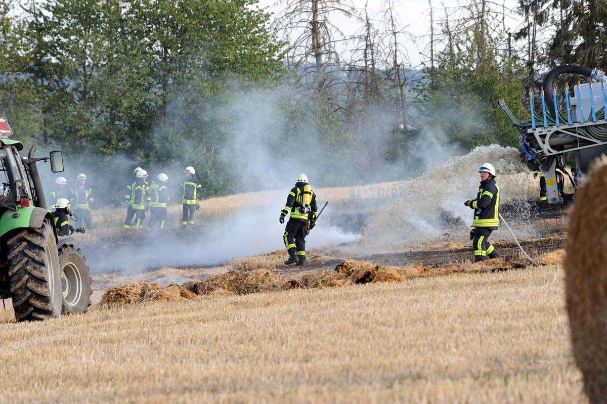 Vermeintliche Rauchentwicklung im Wald bei Schneberg: Mehrere Feuerwehren im Einsatz