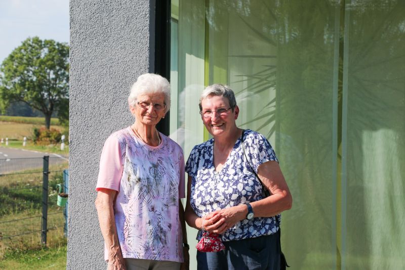 Anneliese Grer und Tochter Ute Scheid. Foto: privat