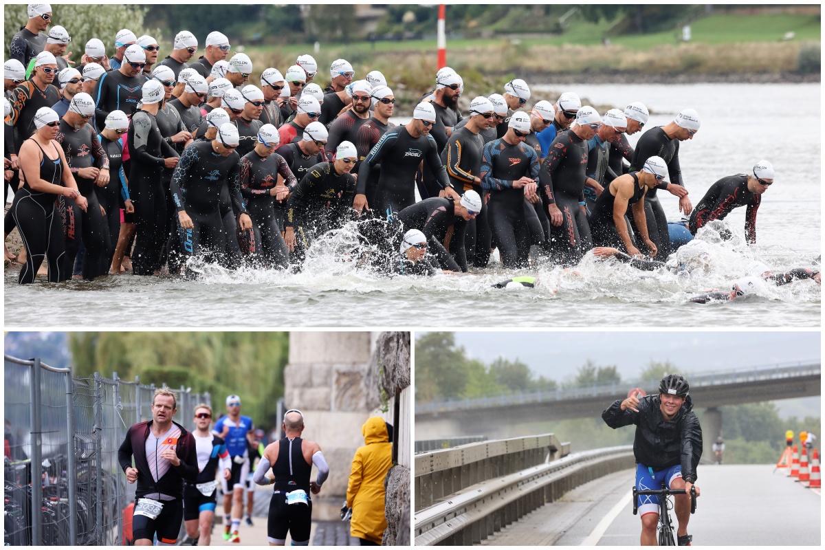 Am Ende des Tages konnten 350 Finisher beim Raiffeisen-Triathlon das Ziel erreichen. (Fotos: Jürgen Grab/privat)