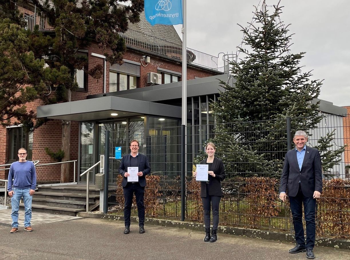 Schulpatenschaft zwischen "thyssenkrupp Rasselstein" und IGS Johanna Loewenherz Neuwied