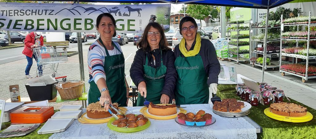 Ein wunderbares Stand-Team. Foto: Tierschutz Siebengebirge