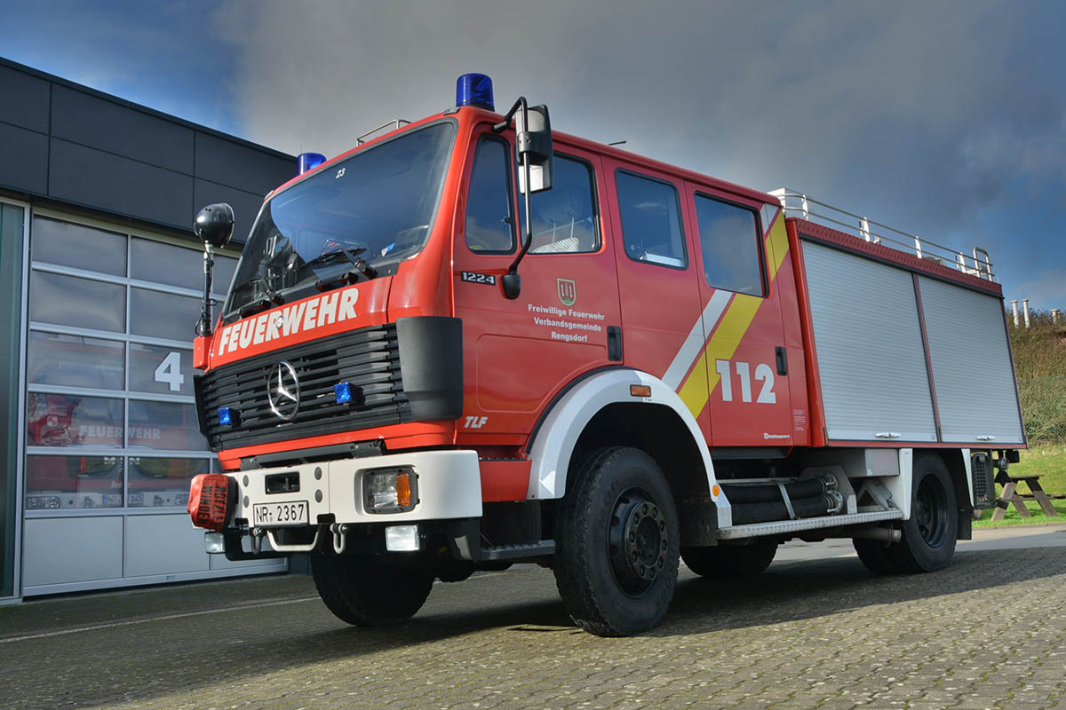 Fahrzeug der Feuerwehr Kirchspiel Anhausen. Symbolfoto: Feuerwehr