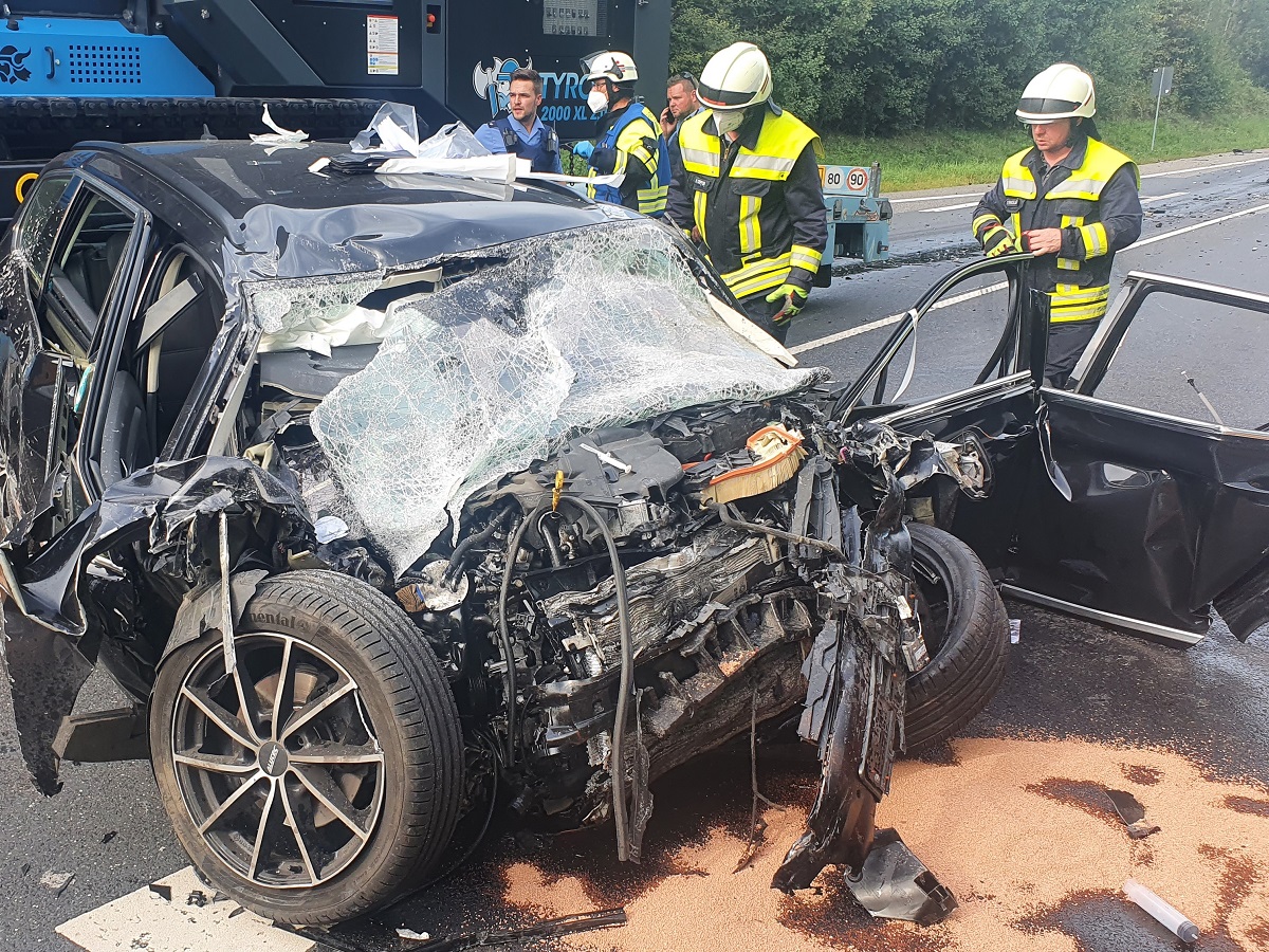 Tragisch: Eine "falsche" Sekunde kann ein Leben beenden. (Fotos und Video: RS Media TV Produktion)