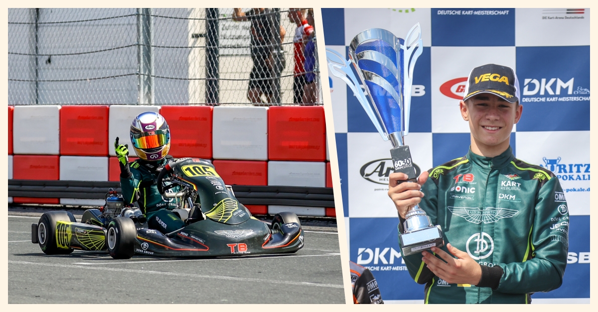 Doppelsieg fr Tom Kalender aus Hamm bei Junioren-Kart-Meisterschaft 