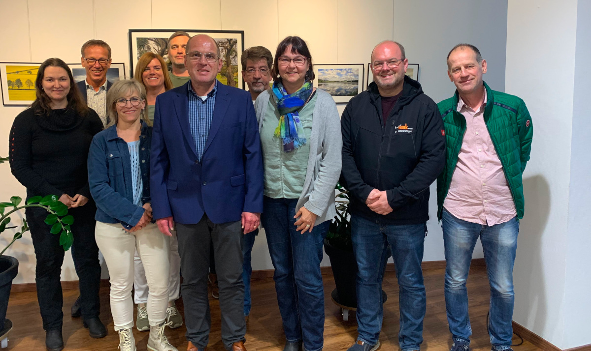 Der neue Vorstand des Treffpunkt Wissen zusammen mit Mitglied Ludger Mller, Tabakwaren Mller (auf dem Foto ganz rechts). (Foto: Jennifer Patt)