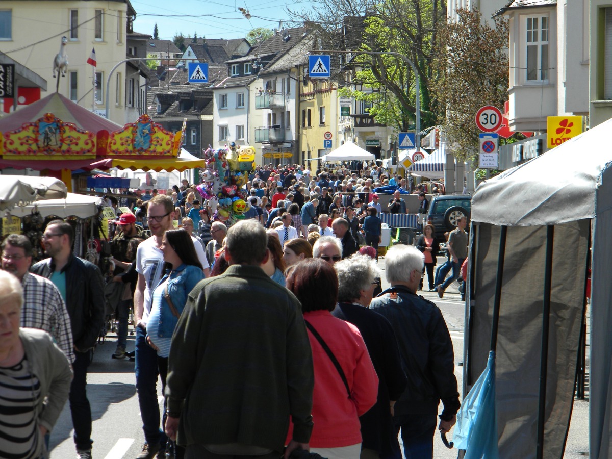 Der Maimarkt in Wissen findet immer groen Anklang. Mit den Planungen beginnt der Treffpunkt schon jetzt. (Foto: Treffpunkt Wissen) 