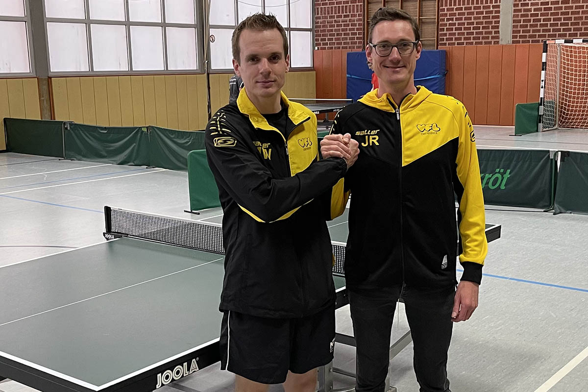 Das Bild zeigt Jrg Rder (rechts) und Mathias Waldorf. Foto: Verein